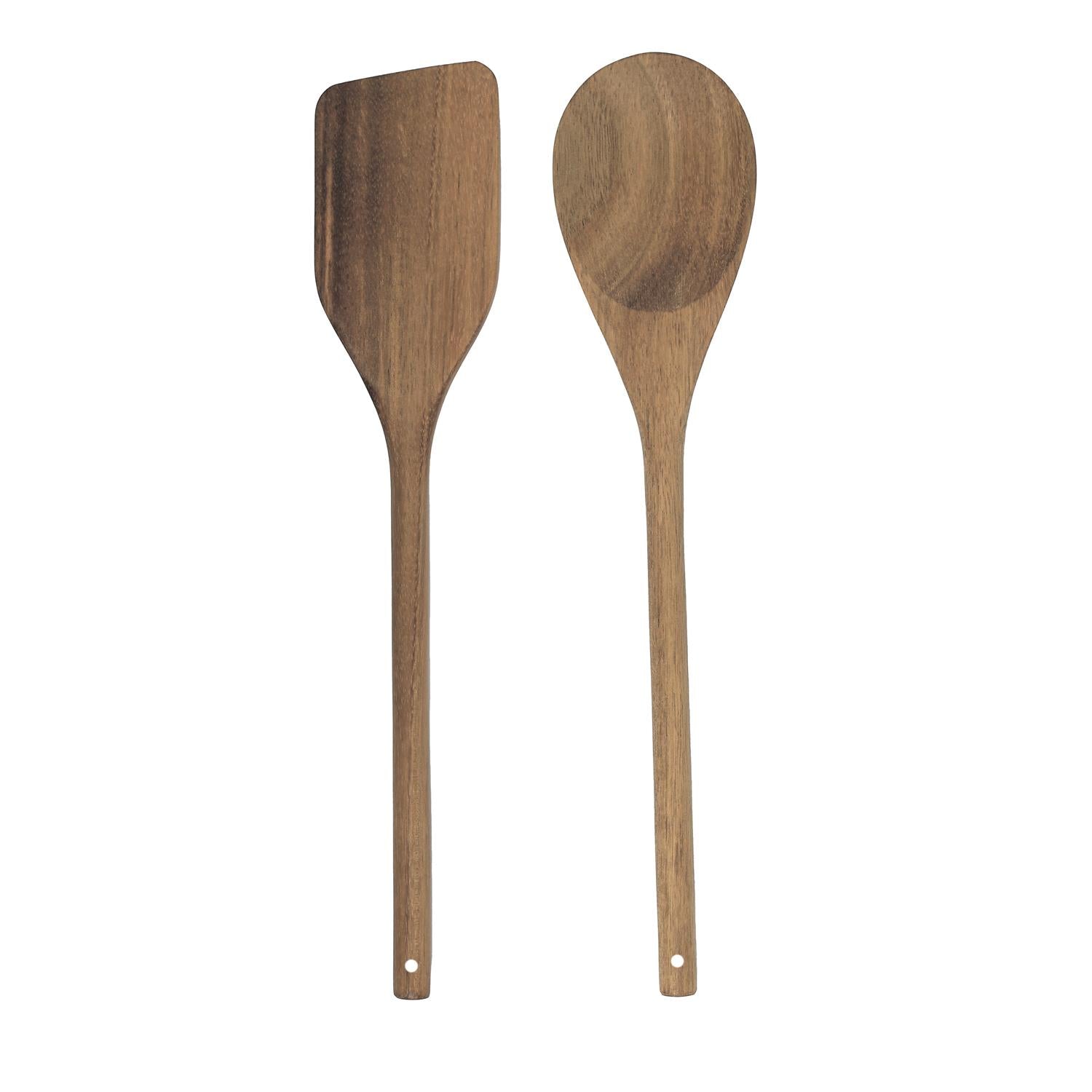 Cuillère et spatule acacia