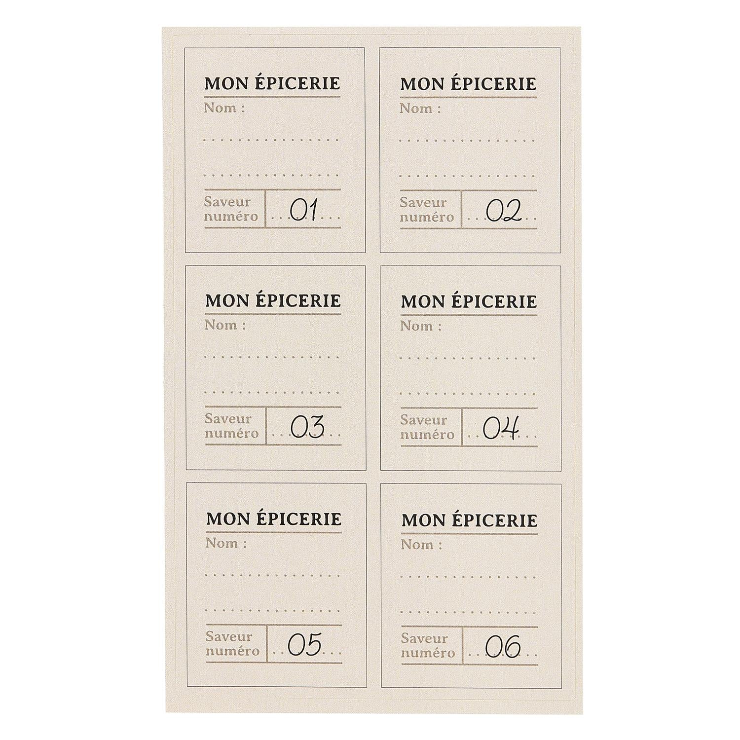 Bocaux a épices x6 sur plateau acacia