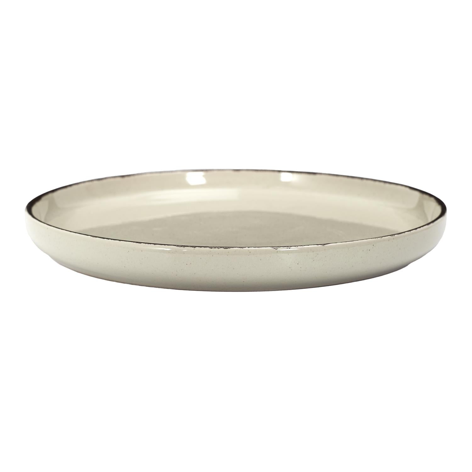 Assiettes à dessert grès du temps beige 20.5 cm