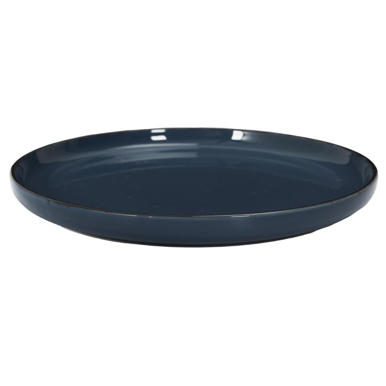 Assiette grès du temps bleu 27,3cm