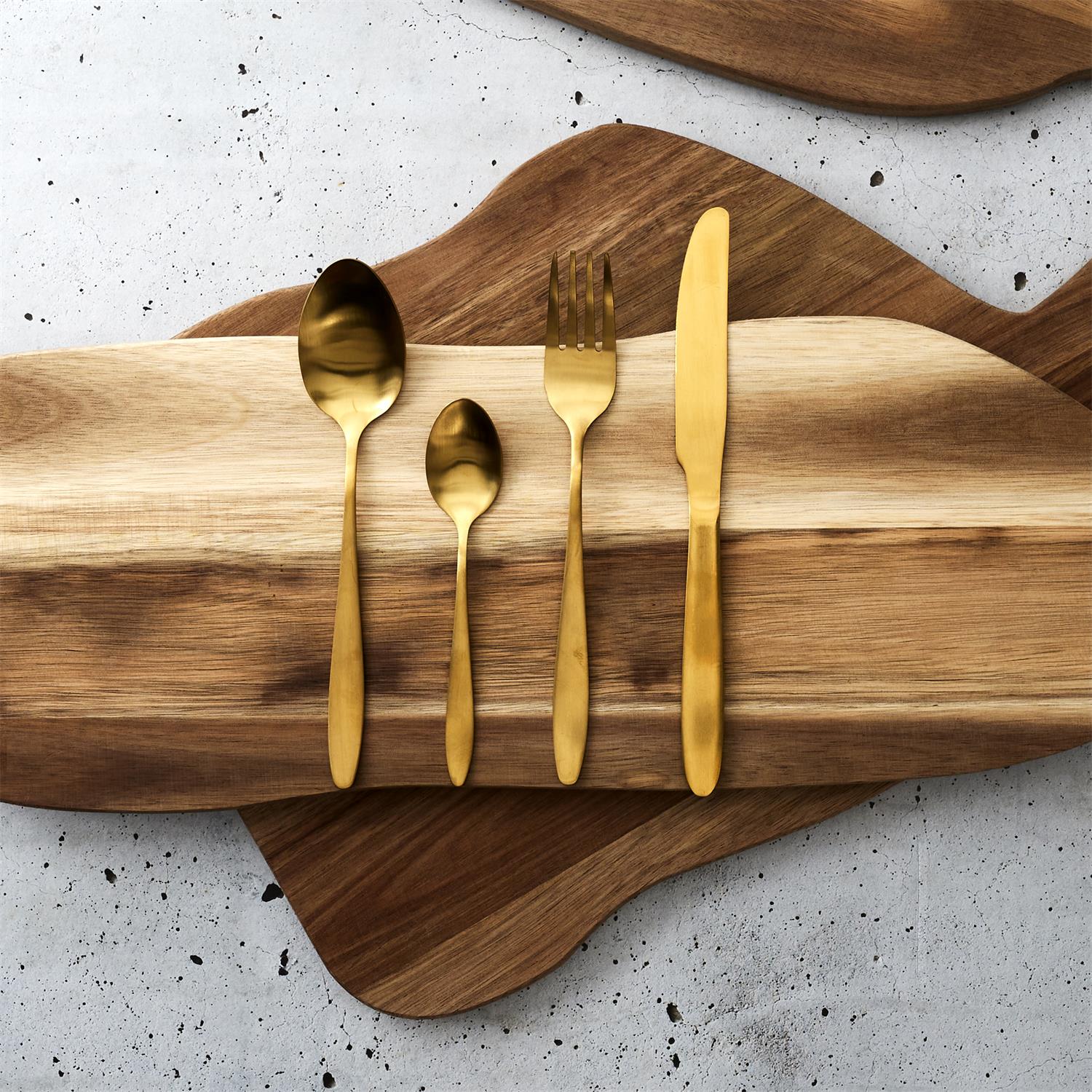 Ménagère dorée x16 Inès