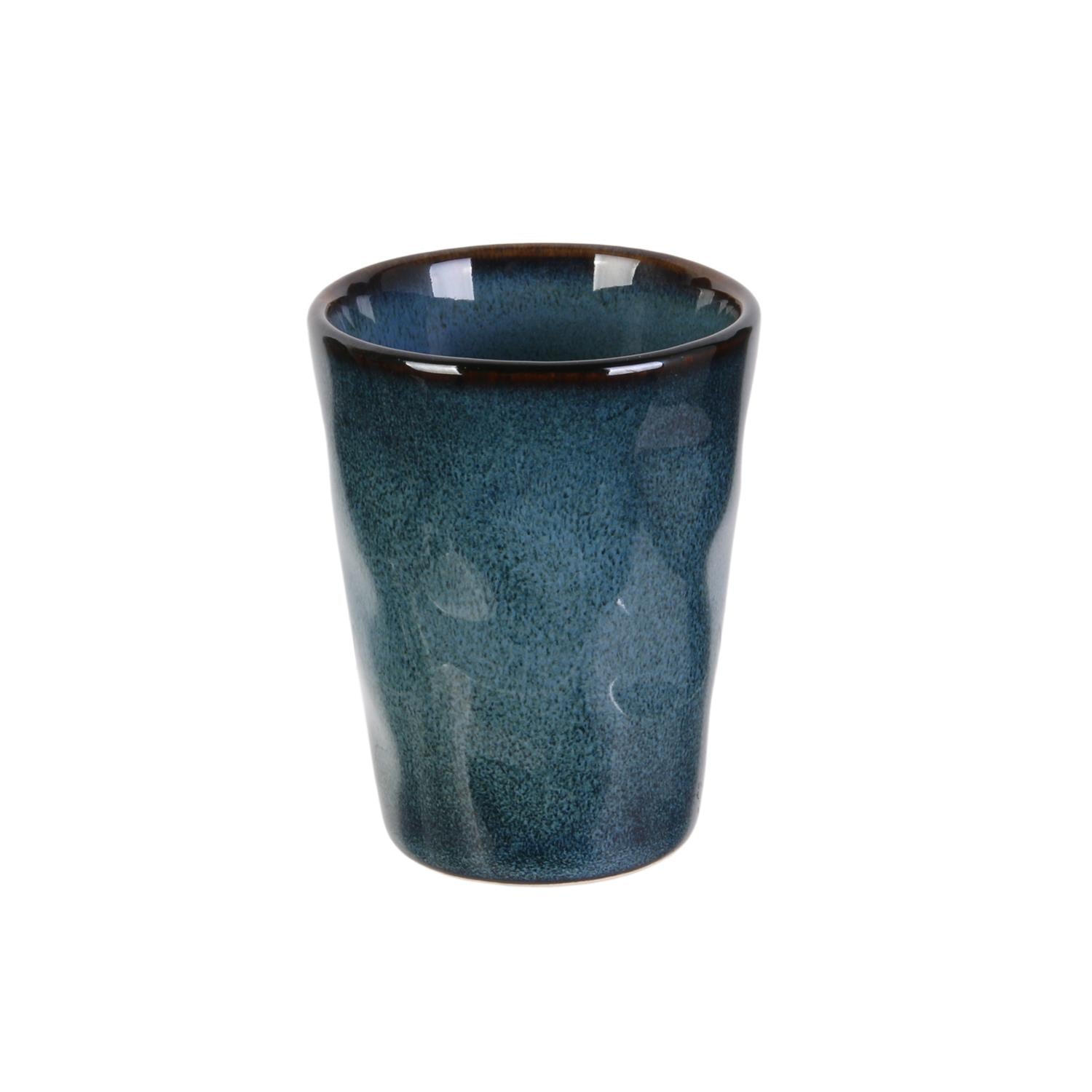 Gobelet expresso 8cl au grès du temps bleu