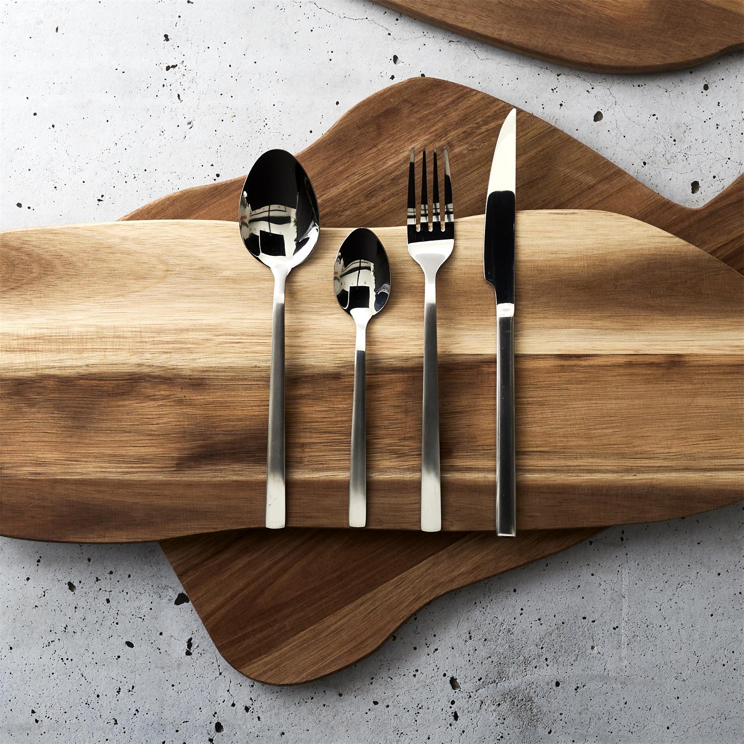 Ménagère 16 pièces mat Shiny inox Julia