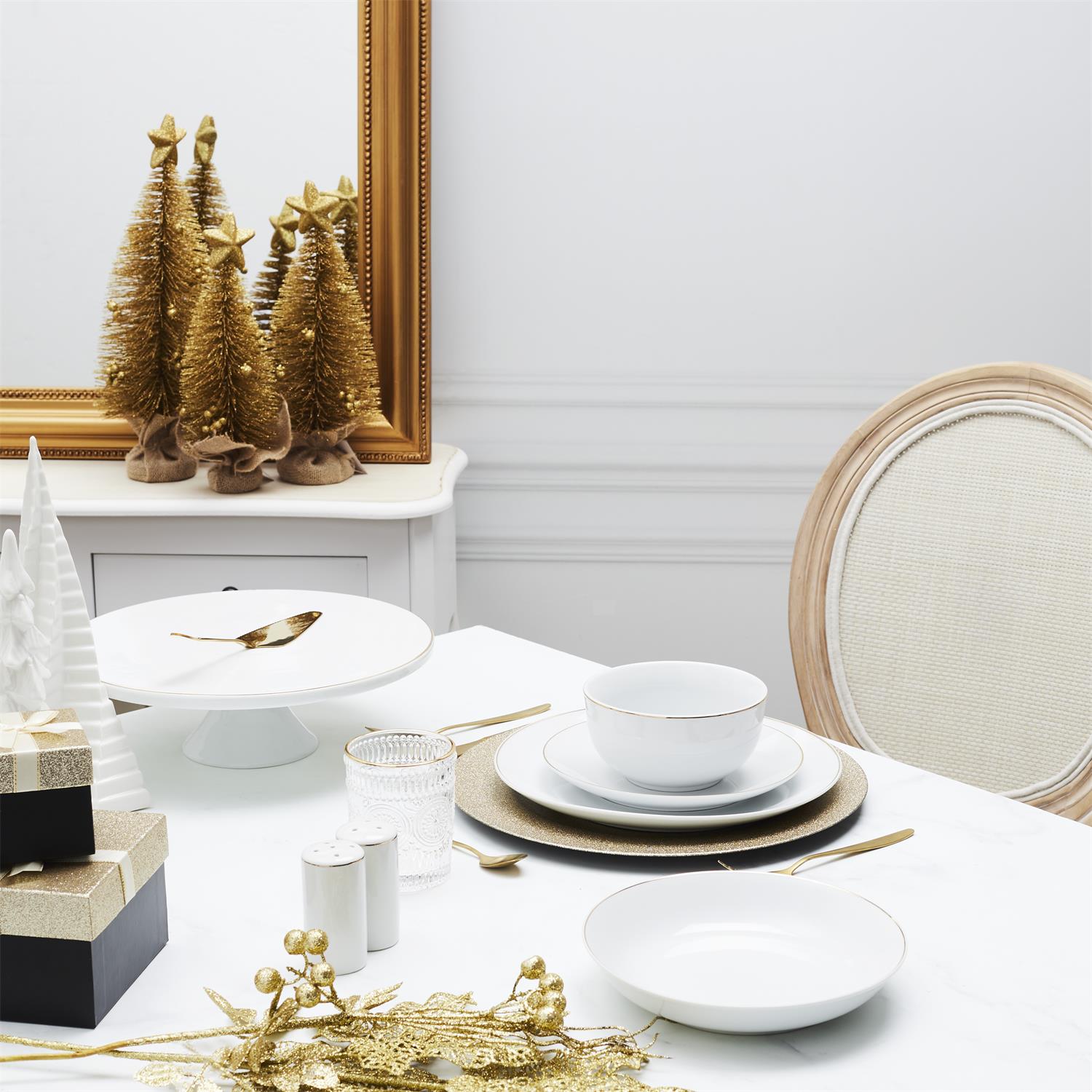 Verre liseré dore 25cl