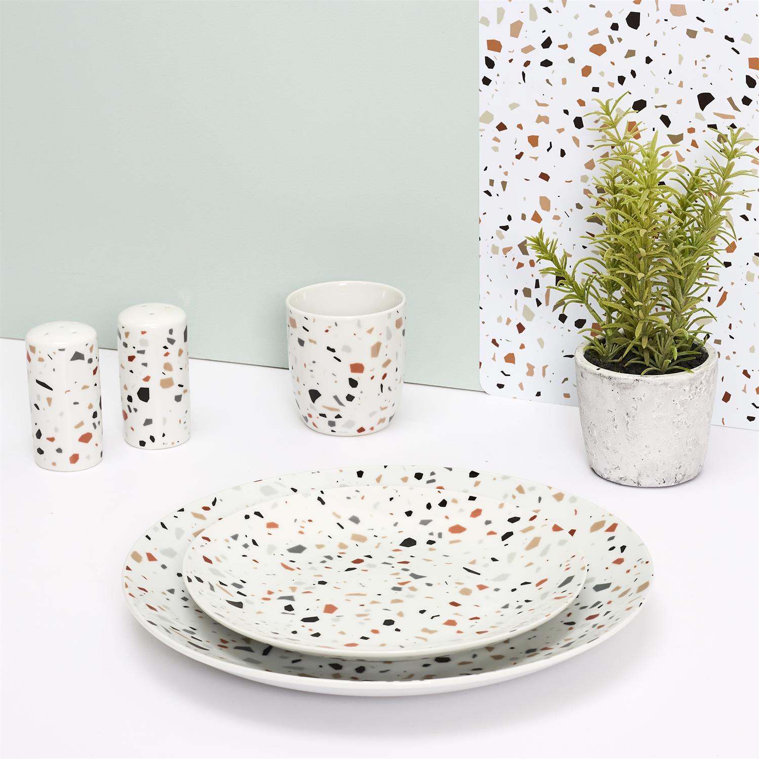 Sel poivre effet terrazzo