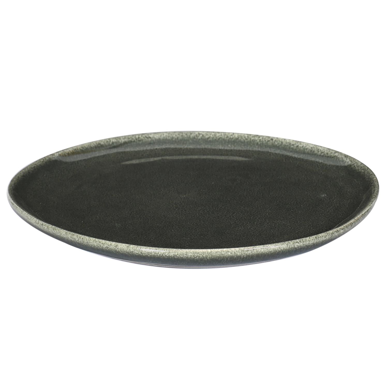 Assiette au grès du temps Vert 27cm