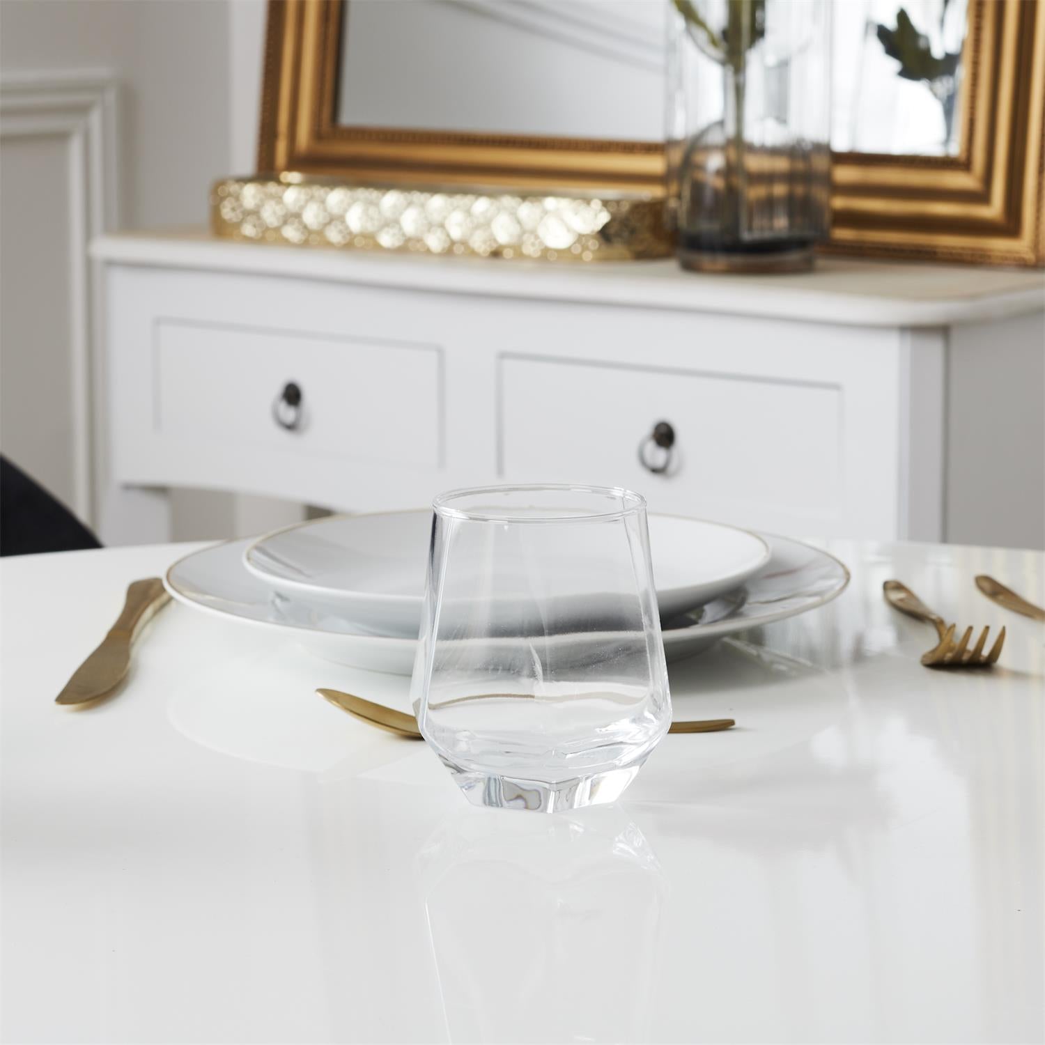 Verres forme diamant 30cl