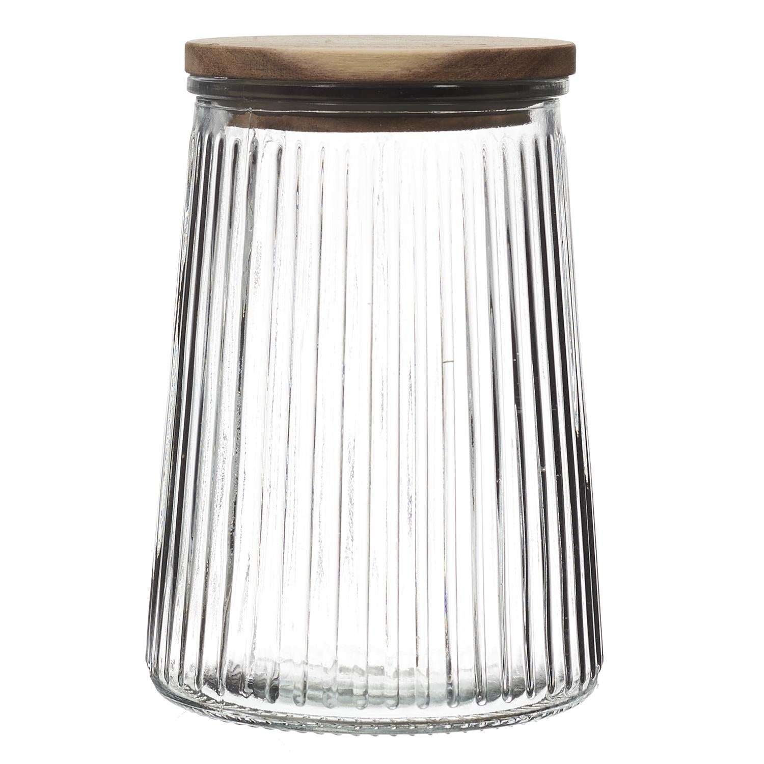 Bocal en verre top acacia 95cl