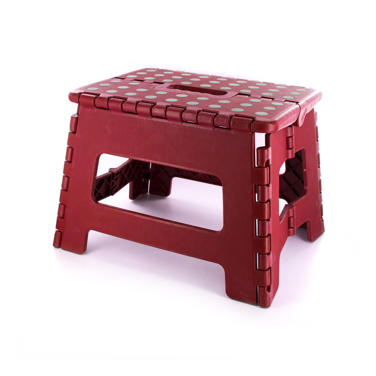 Marchepied pliable compact h22cm Rouge