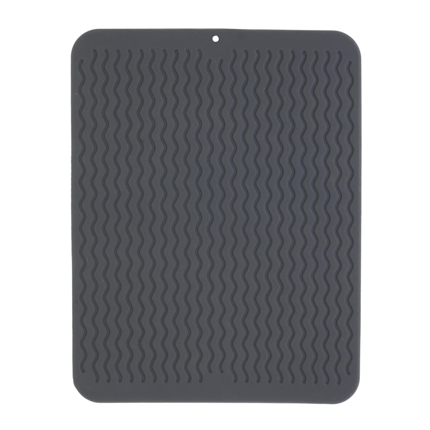 Tapis d'évier antidérapant Gris