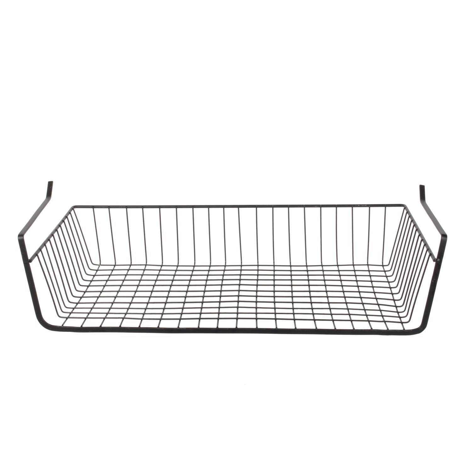 Panier suspendu métal noir 56cm