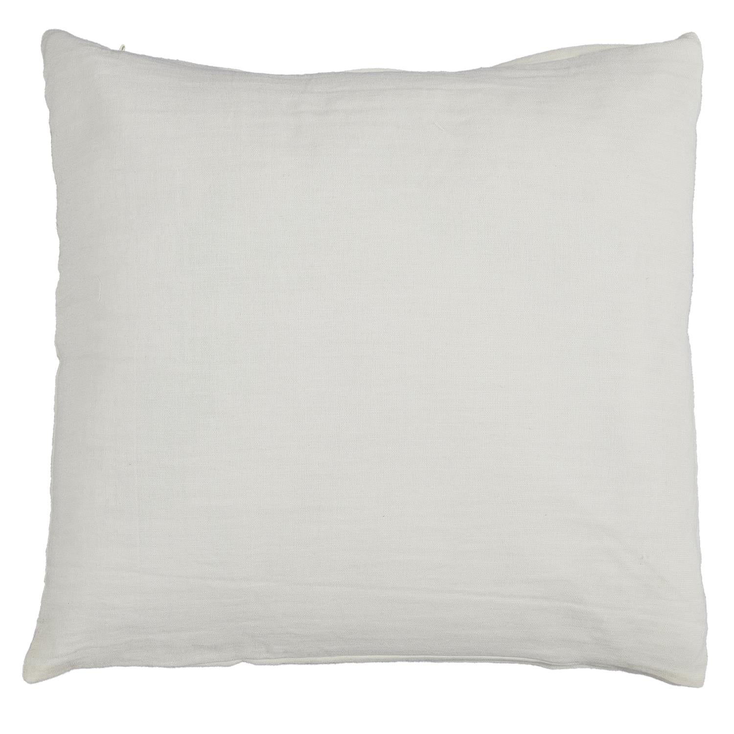 Coussin déhoussable effet gaze de coton