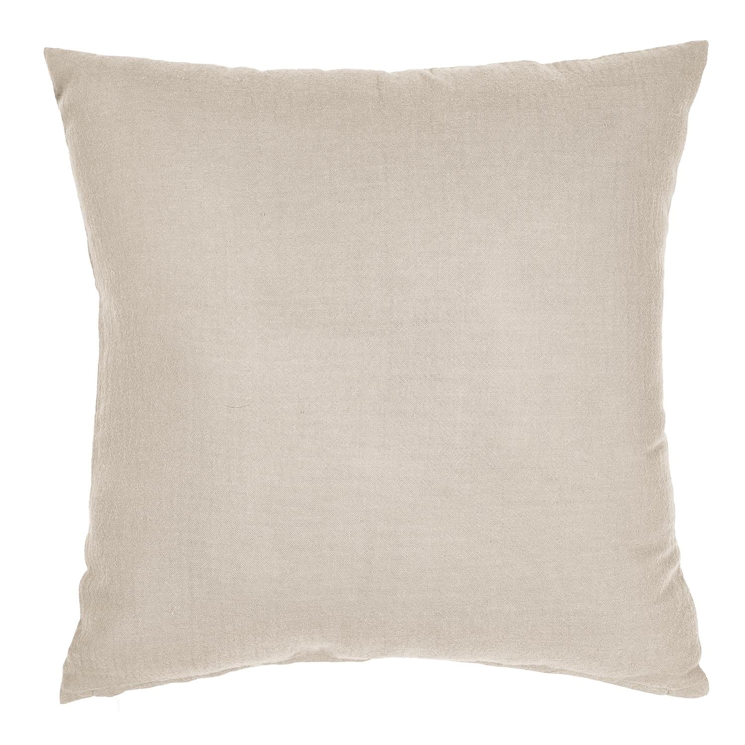 Coussin déhoussable effet gaze de coton