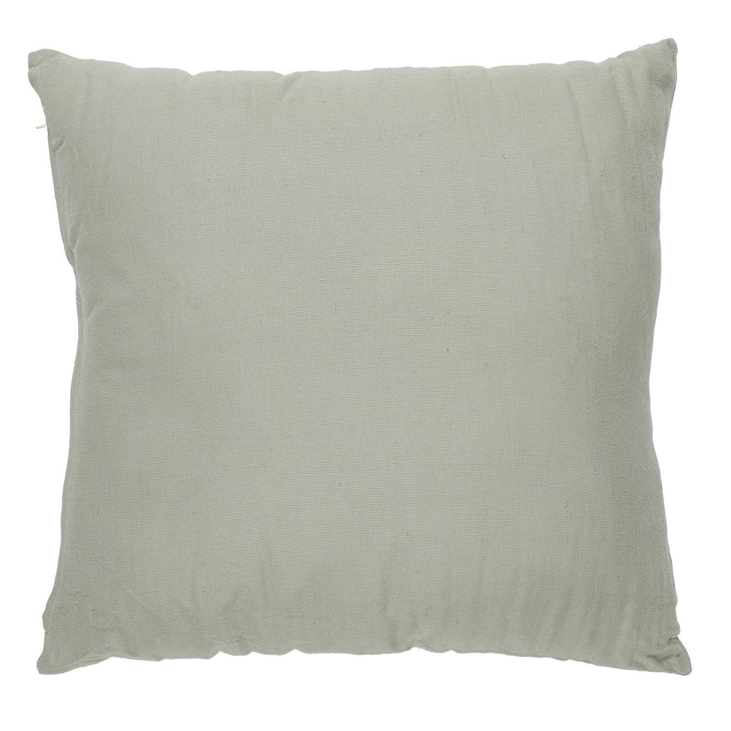 Coussin déhoussable effet gaze de coton