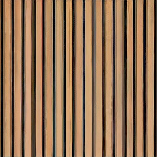 Panneaux muraux décoratifs chêne blond - feutrine noir