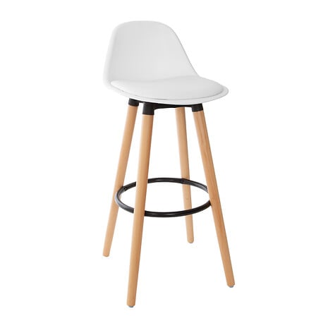 Chaise de bar Maxon Blanc