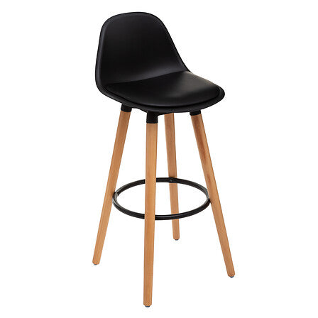 Chaise de bar Maxon Noir