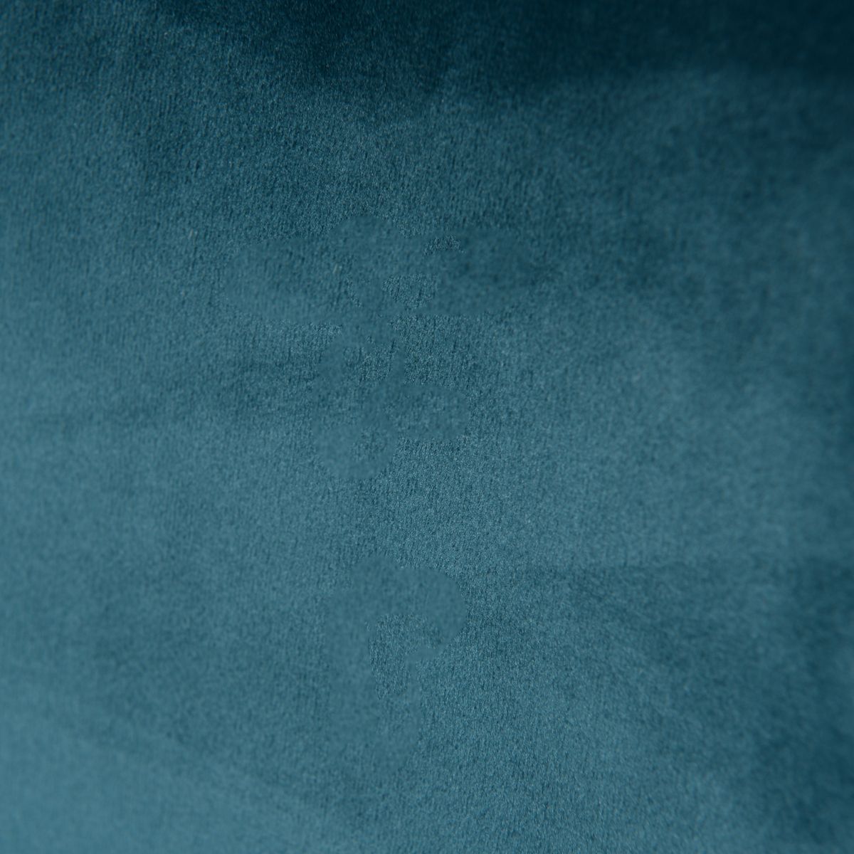 Chaise de bar velours bleu BARI