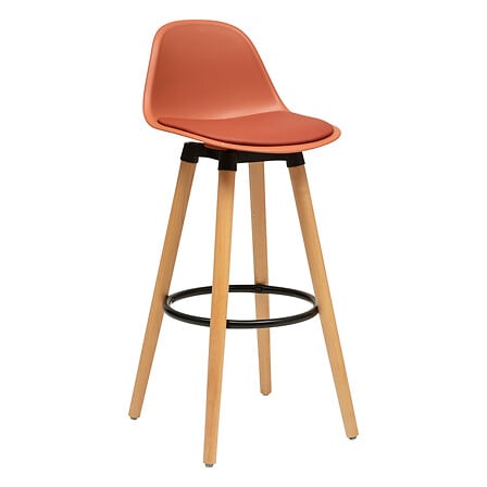 Chaise de bar Maxon Terracotta