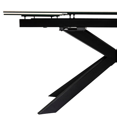 Table céramique extensible Boot effet marbre