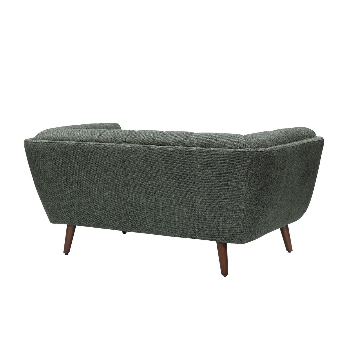 Canapé 2 places tissu vert BERYL