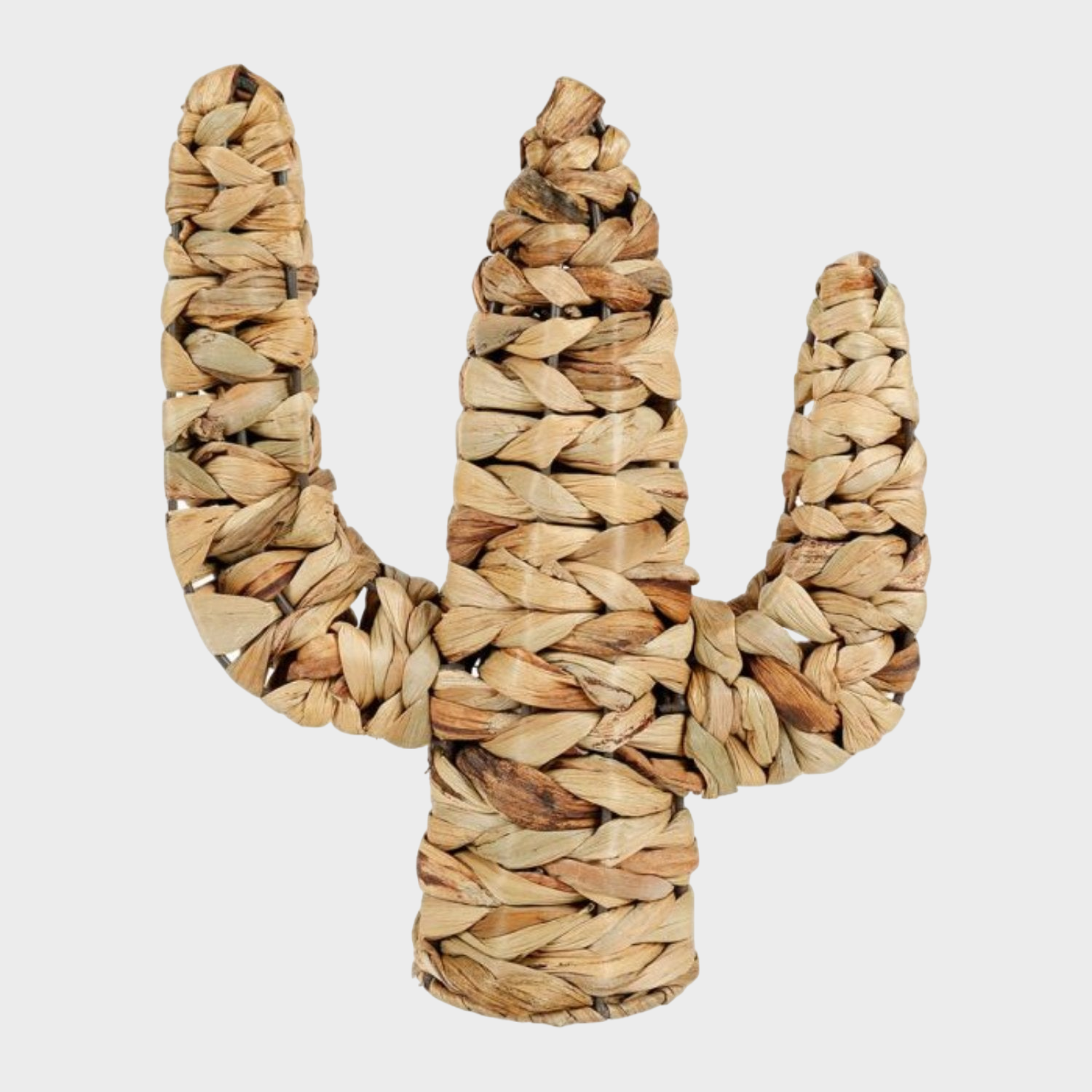 Cactus en rotin naturel, ajoutant une touche de nature et de chaleur à la décoration intérieure.