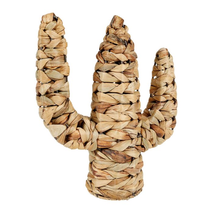 Cactus en rotin naturel, ajoutant une touche de nature et de chaleur à la décoration intérieure.