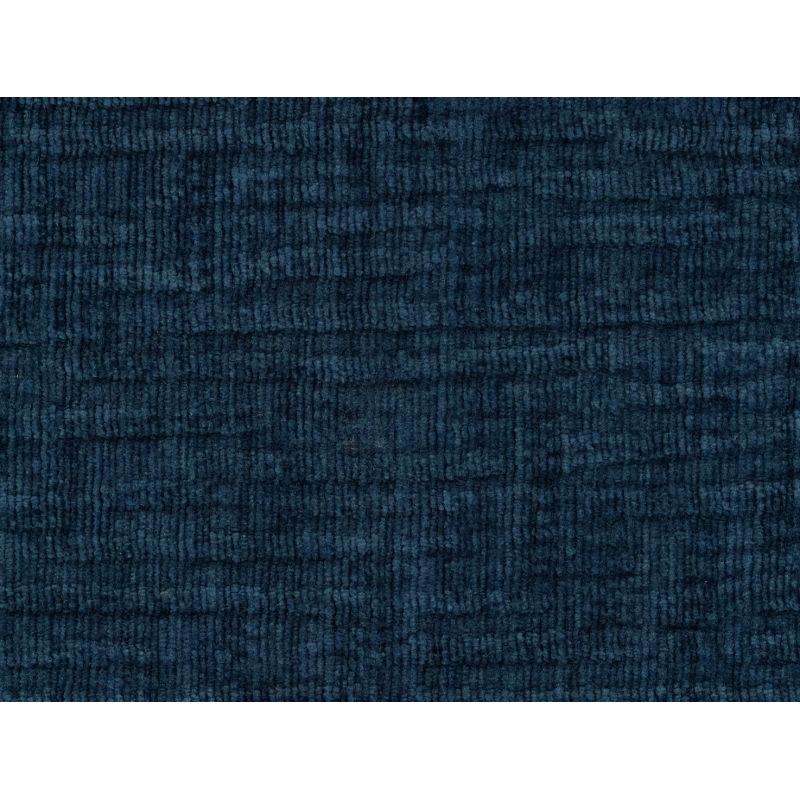 Pouf en tissu texturé 3D - Bleu foncé