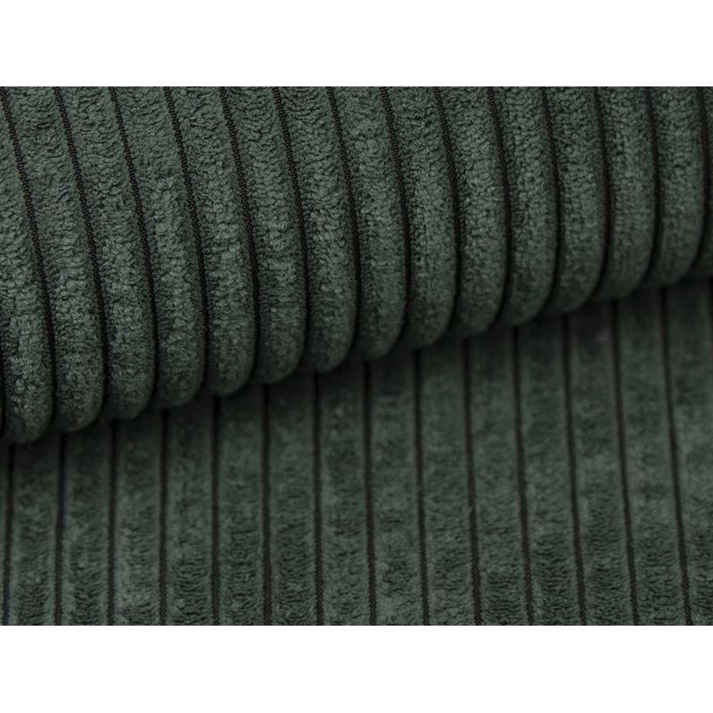 Pouf en velours côtelé - Vert foncé