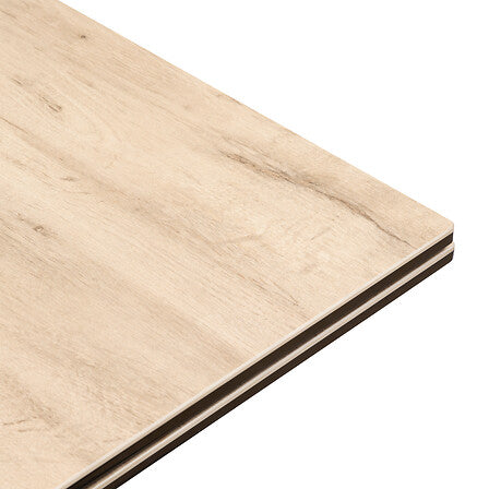 Table céramique extensible Boot effet bois 160-240cm