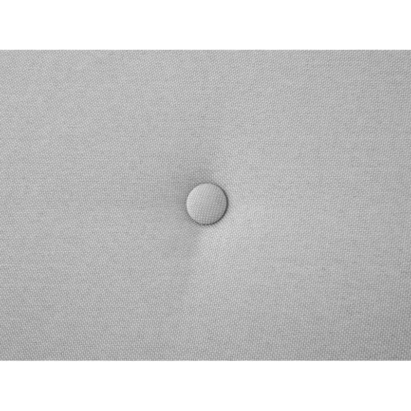 Canapé droit 3 places scandinave convertible en tissu - Gris clair