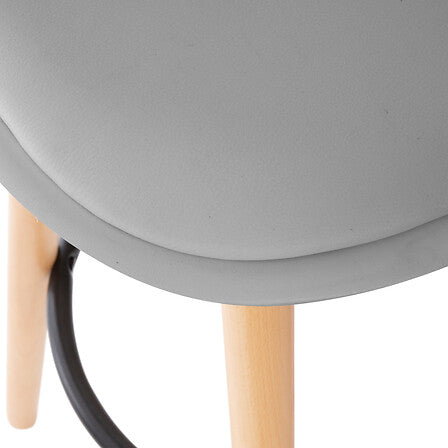Chaise de bar Maxon Gris