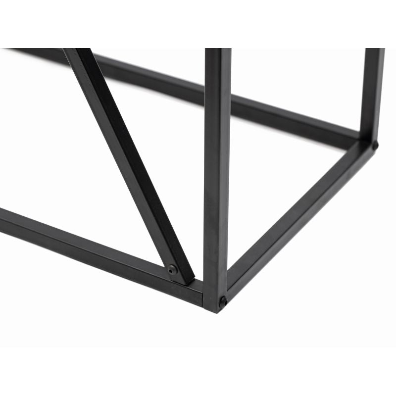 Console en métal noir - Noir