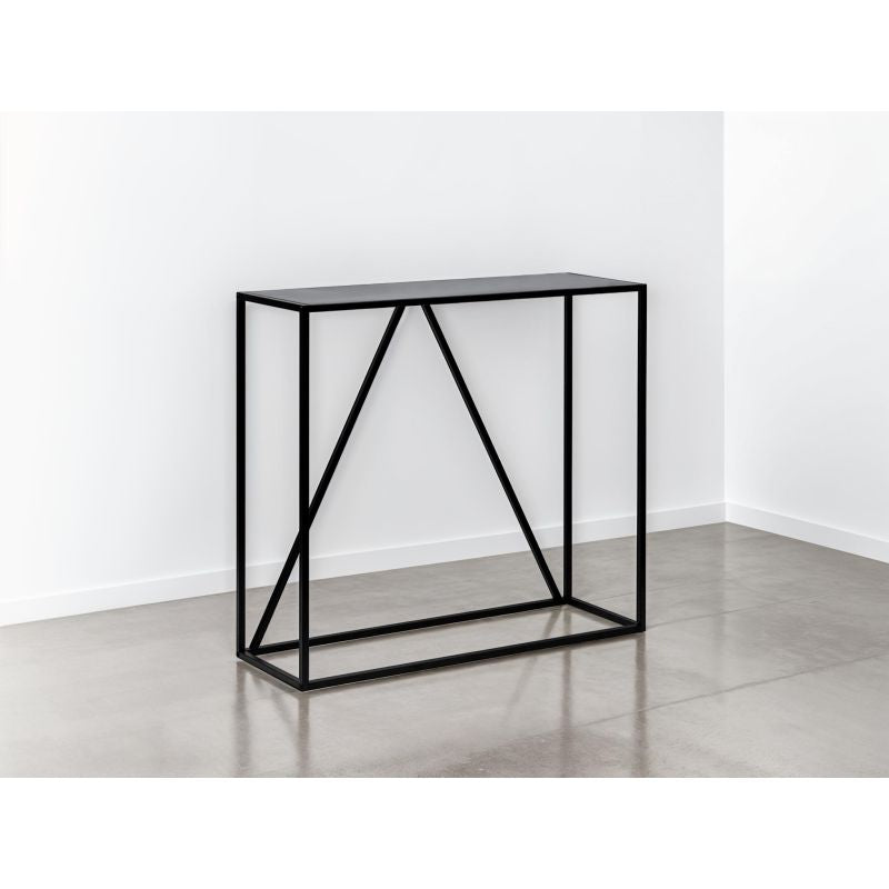Console en métal noir - Noir