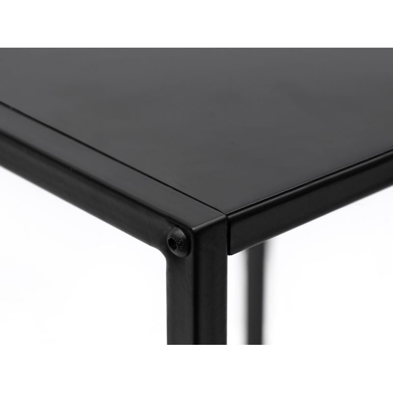 Console en métal noir - Noir