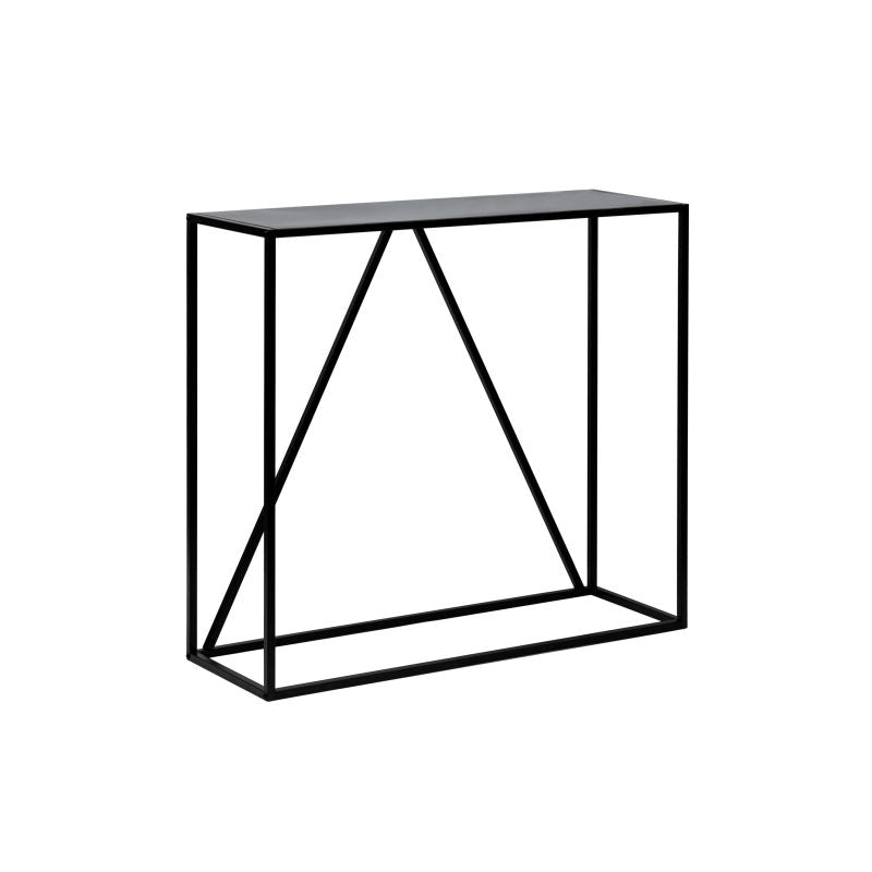 Console en métal noir - Noir