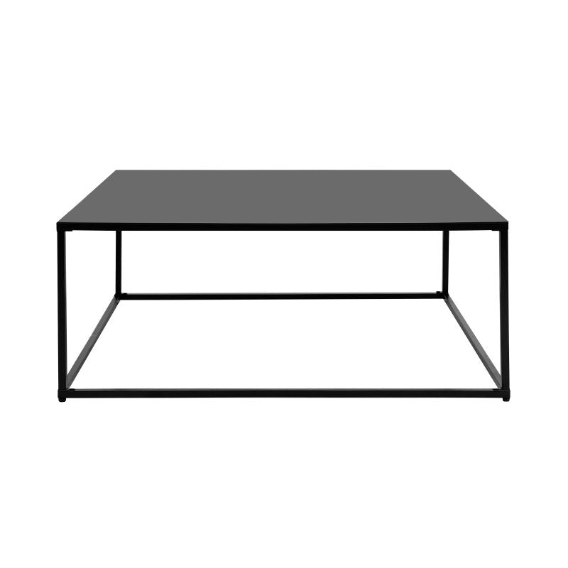 Table basse carrée en métal - Noir