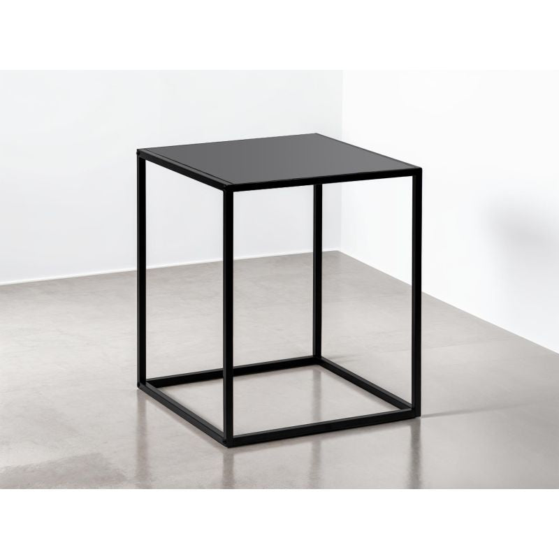 Table d'appoint en métal - Noir