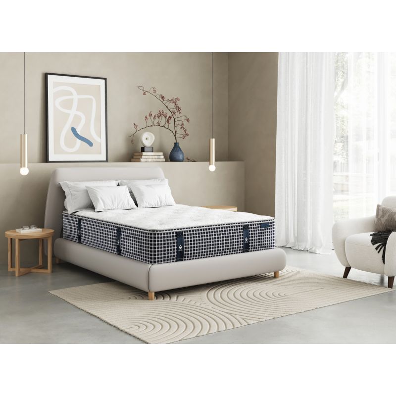 Matelas à mémoire de forme + ressorts ensachés  - 33cm d'épaisseur