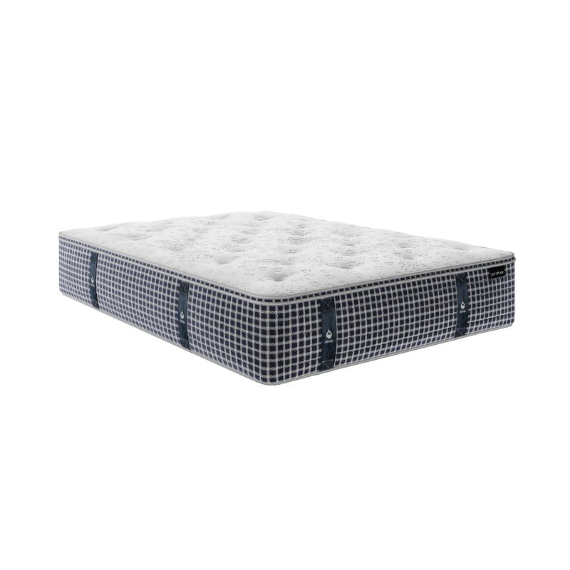 Matelas à mémoire de forme + ressorts ensachés - 33cm d'épaisseur