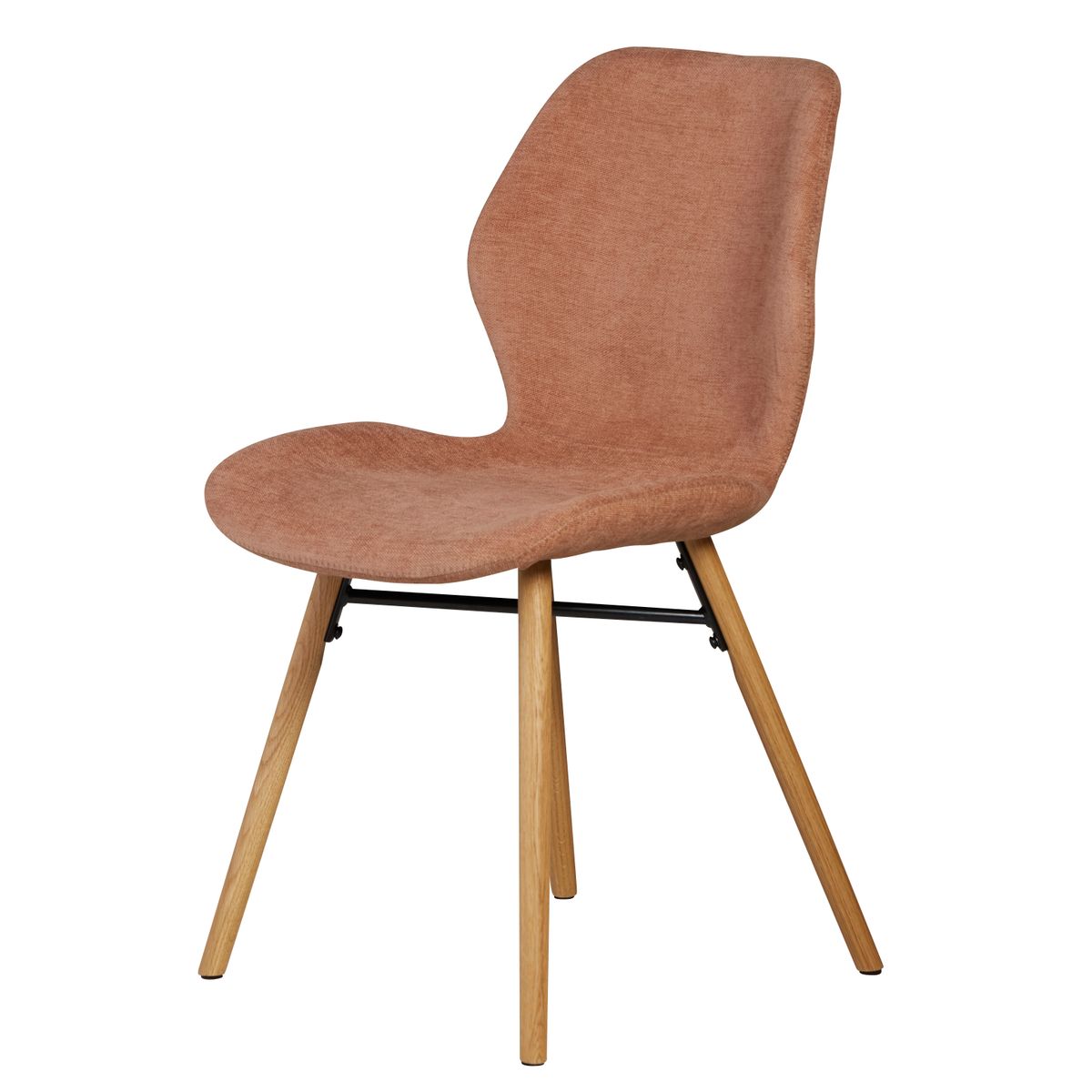 Chaise en tissu soft touch nèfle KERI