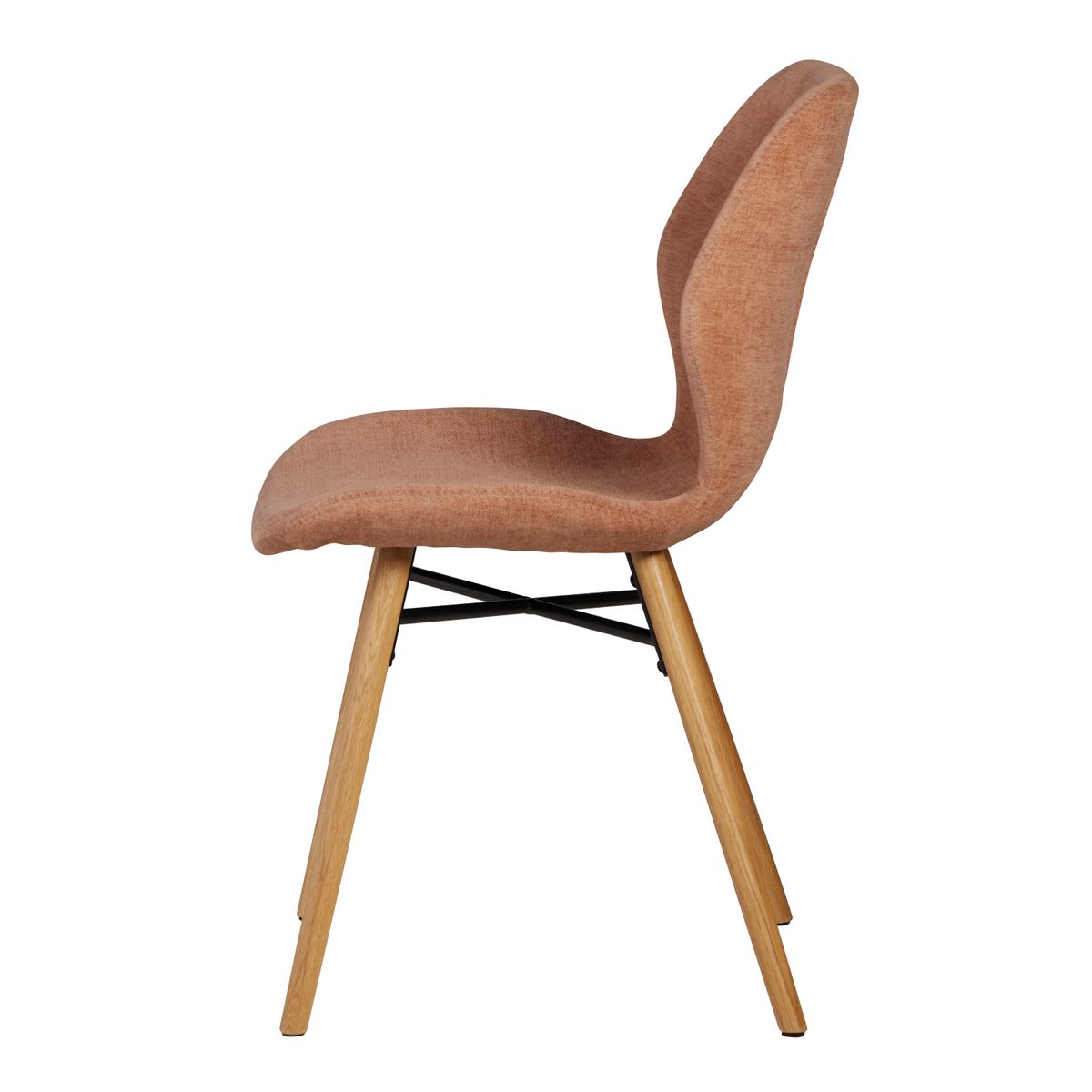 Chaise en tissu soft touch nèfle KERI