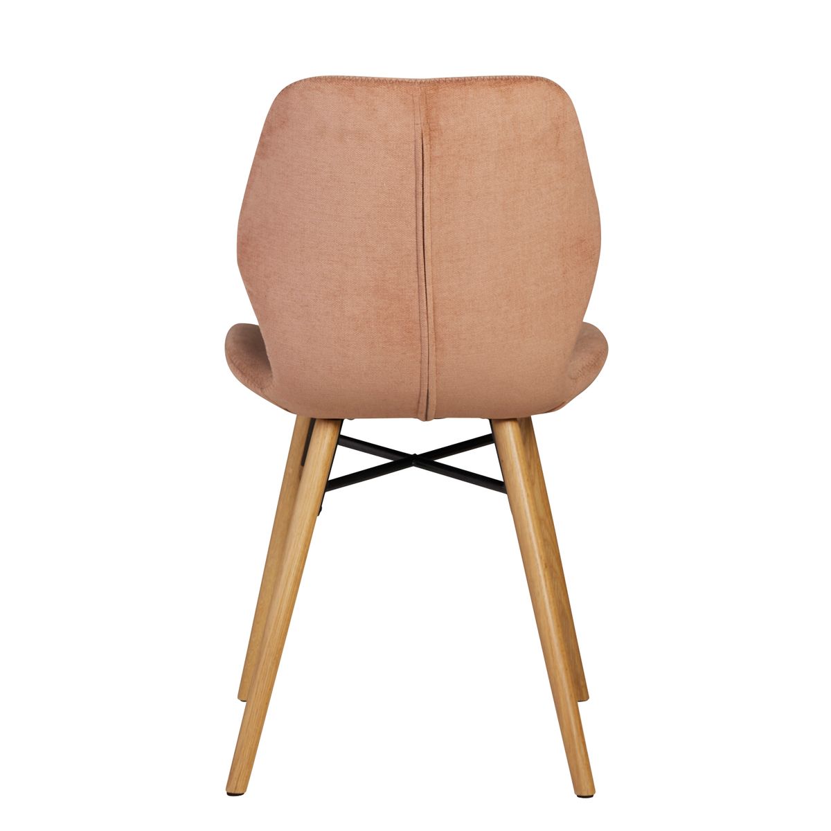 Chaise en tissu soft touch nèfle KERI