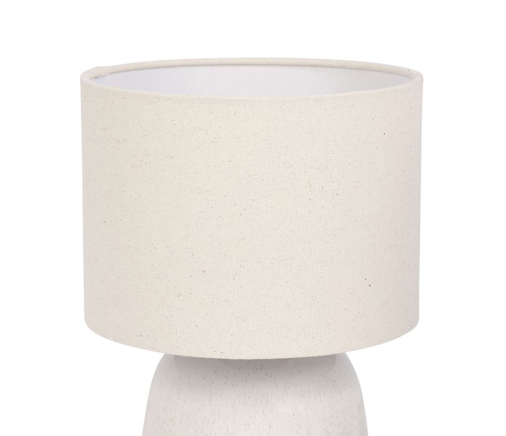 Lampe Céramique Candide Blanche Beige