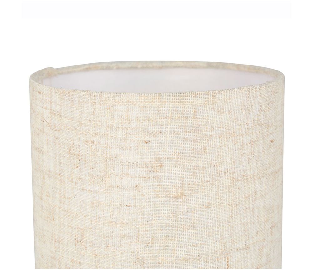 Lampe Torsadée Céramique Matte 'Twist' Beige Petit Modèle