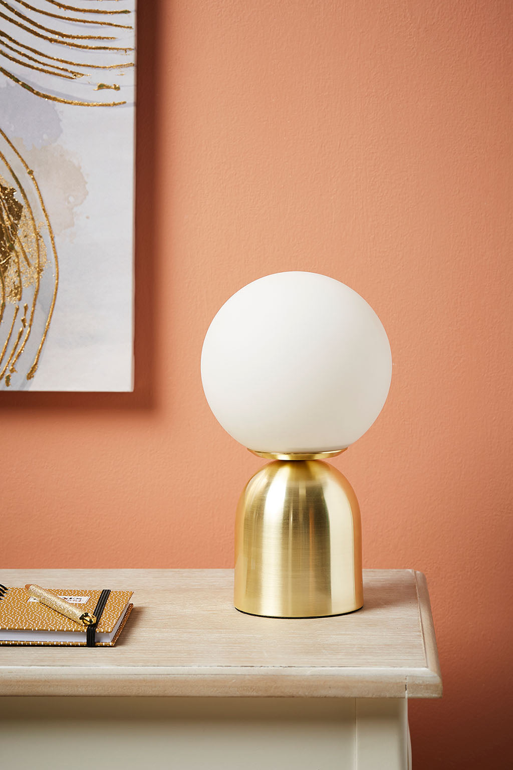 Lampe Luna dorée