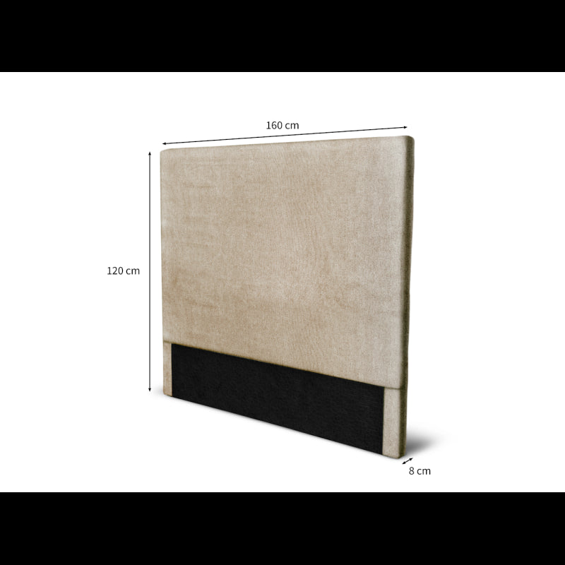 Tête de lit en tissu - Beige