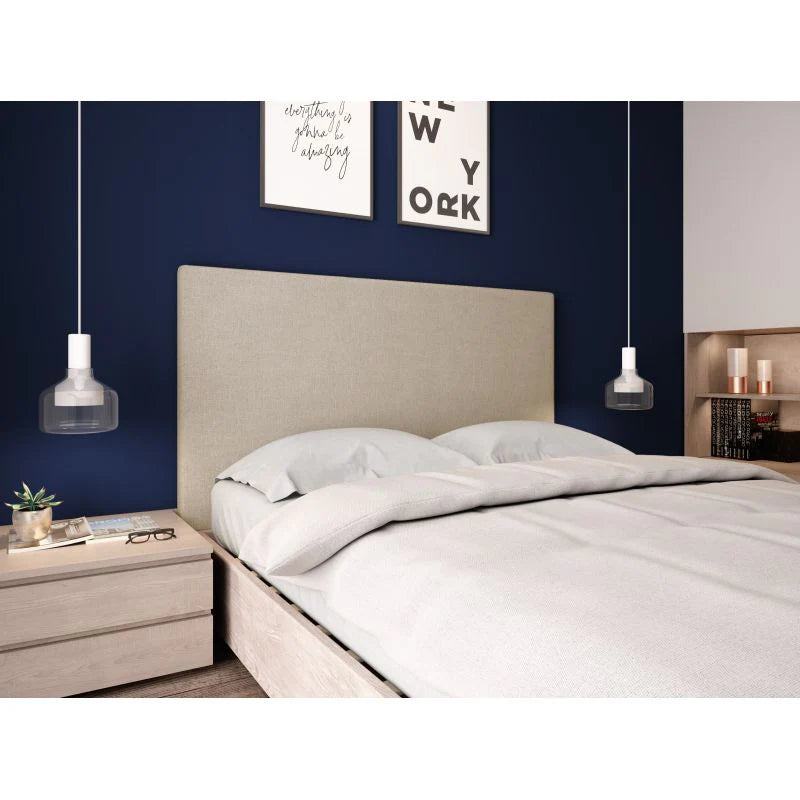 Tête de lit en tissu - Beige 140cm