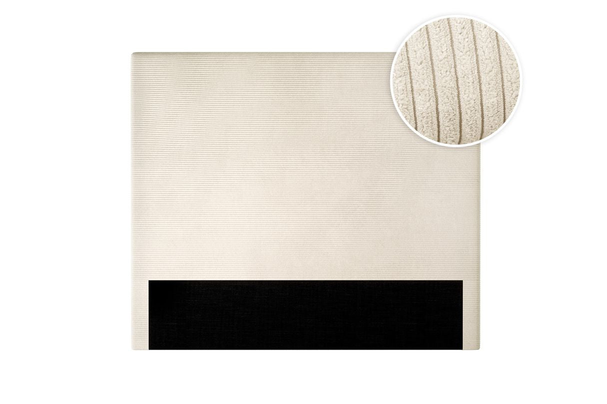 Tête de lit en tissu - Beige 140cm