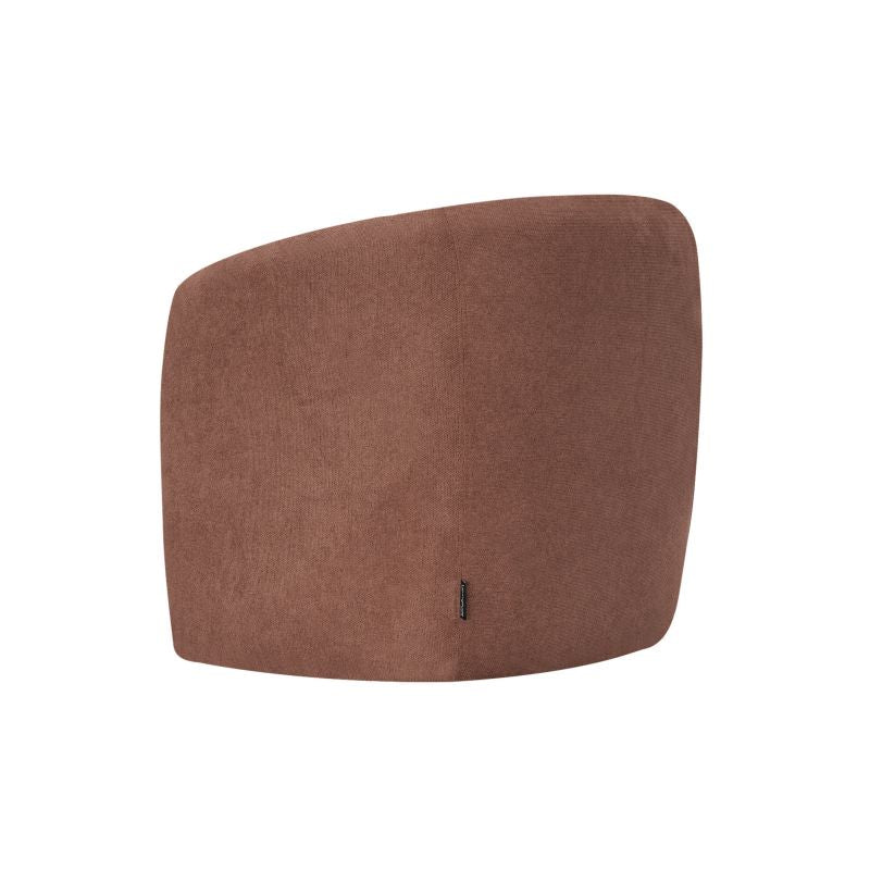 Fauteuil en tissu - Terracotta